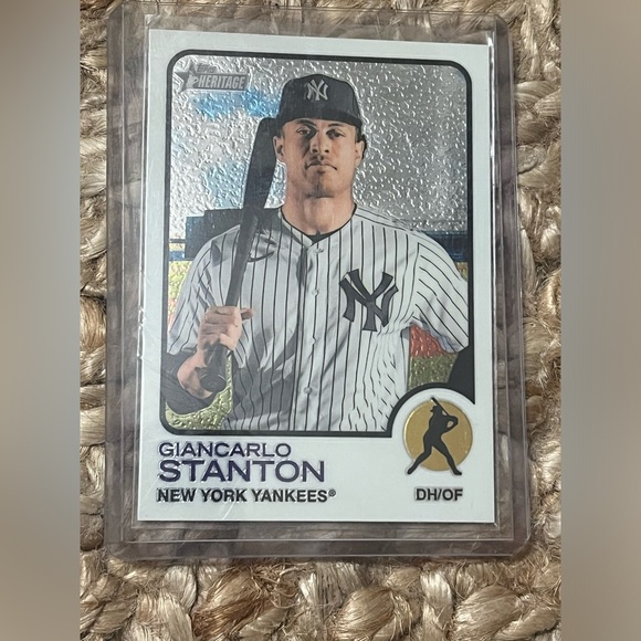 Giancarlo Stanton Heritage Silver Sparkle /99 - Picture 1 of 2